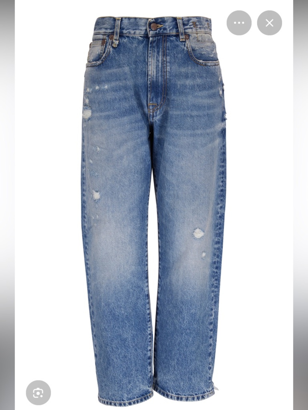 R13 Light Blue Distressed Boyfriend Women’s Jeans